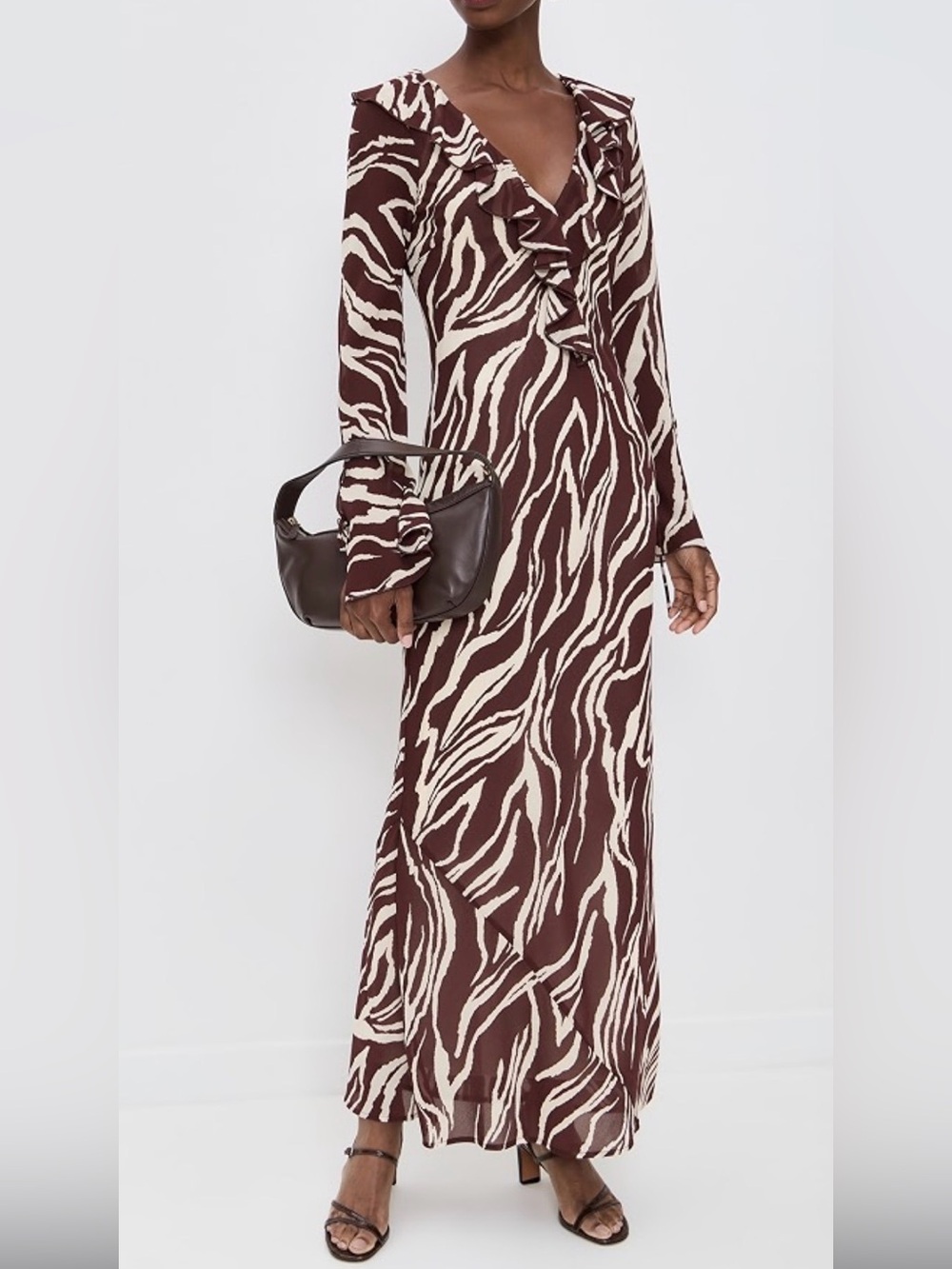 WAYF Dakota Long Sleeve Dress - XS